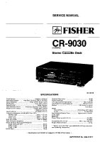 Fisher CR-9030 - Service Manual 
